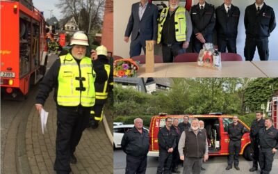 Feuerwehr Schwelm: Langjähriger Zugführer Peter Mielke aus aktivem Dienst verabschiedet und an Ehrenabteilung überstellt